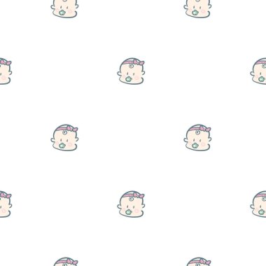 bebek grafik desen duvar kağıdı nesne