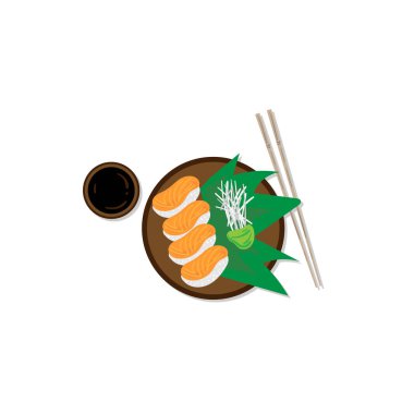 suşi sashimi japonya gıda grafik nesne restoran