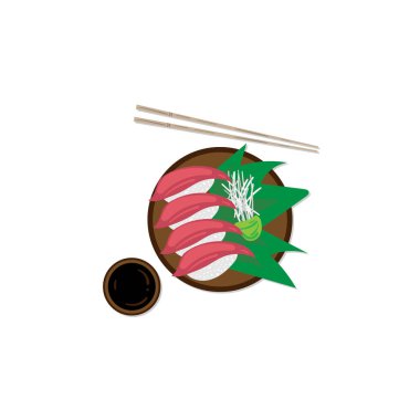 suşi sashimi japonya gıda grafik nesne restoran