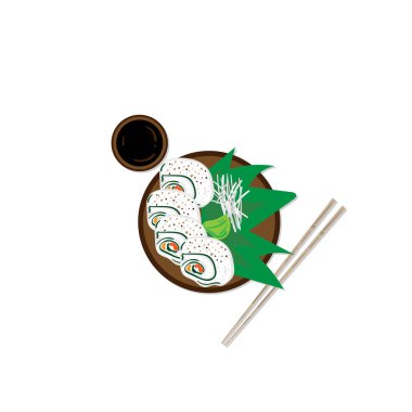 suşi sashimi japonya gıda grafik nesne restoran