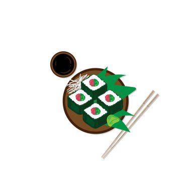 suşi sashimi japonya gıda grafik nesne restoran