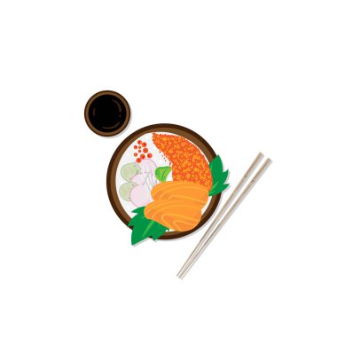suşi sashimi japonya gıda grafik nesne restoran