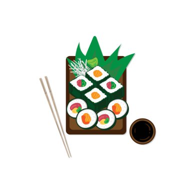 suşi sashimi japonya gıda grafik nesne restoran