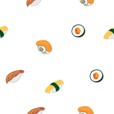 suşi sashimi japonya gıda grafik nesne desen arka plan
