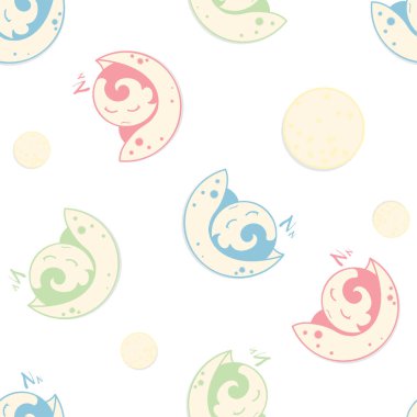 bebek desenli çizgi film grafik uyku