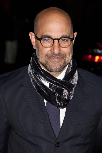 Nueva York Noviembre 2009 Actor Stanley Tucci Posa Entre Bastidores — Foto de Stock