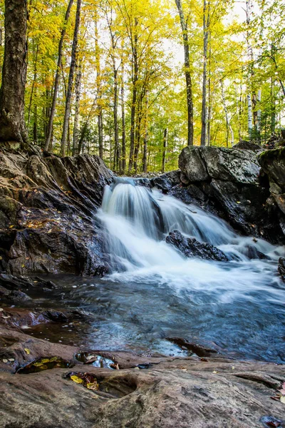 Waterfall Autumn Forest — Stock Photo, Image