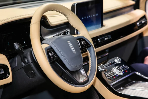 Nowy Jork Marca 2018 Lincoln Aviator Pokazane New York International — Zdjęcie stockowe