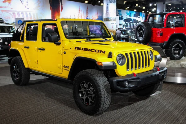 New York, Ny-28 Mart 2018: Jeep Rubicon New York International Auto Show 2018, Jacob Javits Center gösterilir. Bu basın önizleme ilk günden Nyias oldu.