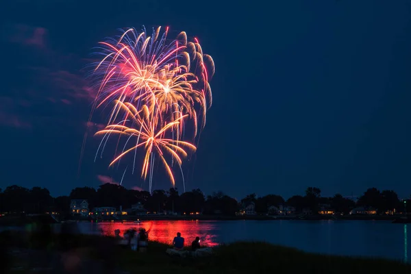 Feuerwerk am 4. Juli — Stockfoto