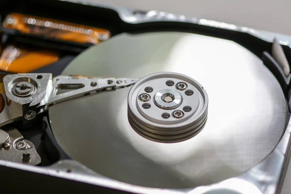 Open hard disk close up — Stock Photo, Image