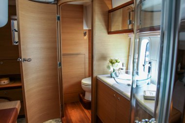 Zeelander 55 Progressive Norwalk Boat Show üzerinde itme