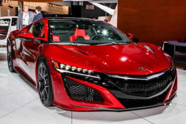 Acura Nsx, New York Uluslararası Otomobil Fuarı 2017 'de gösterildi.