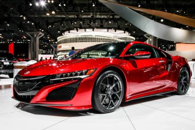 Acura Nsx, New York Uluslararası Otomobil Fuarı 2017 'de gösterildi.