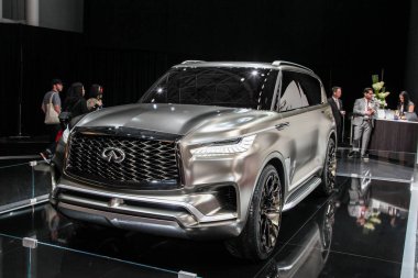 Infiniti Qx 80, New York Uluslararası Otomobil Fuarı 201 'de gösterilmiştir.