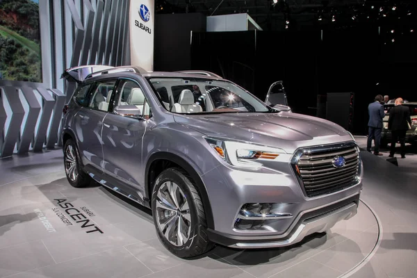 Subaru Ascent conceito mostrado no New York International Auto S — Fotografia de Stock