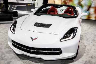 Chevrolet Corvette New York Internatio 'da gösteriliyor.