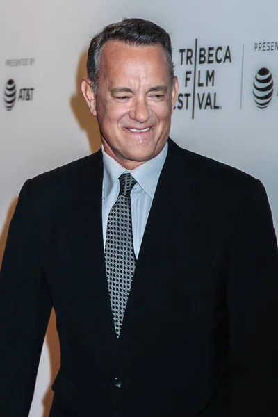 New York April Rita Wilson Dan Tom Hanks Menghadiri Penayangan — Stok Foto