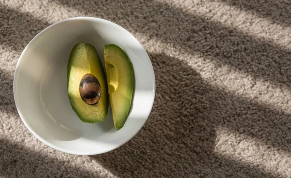 Guten Morgen Mit Avocado Zum Frühstück — Stockfoto