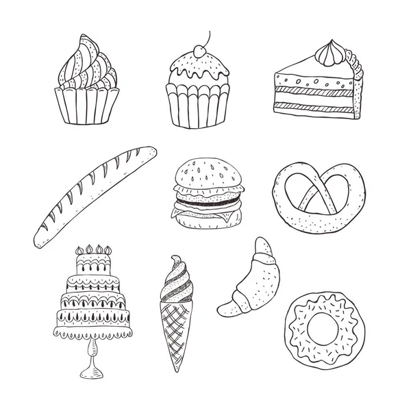 Satır etiket kümesi: şekerci, pişmiş eşya, fastfood, dondurma