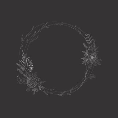 Üretim tesisi ile çerçeve çiçek.