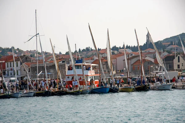 Murter Hırvatistan Eylül 2009 Latin Yelkenli Yarışı Başladı — Stok fotoğraf