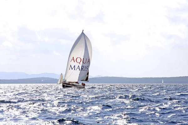 Split Vis Croatia October 2010 Sailboat Aqua Maris Regatta Split — Stock Photo, Image