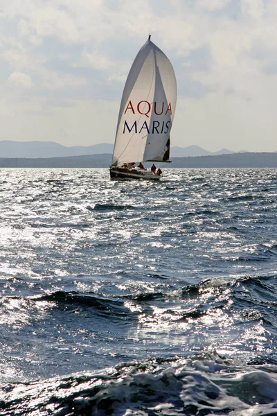 Split Vis Croatia October 2010 Sailboat Aqua Maris Regatta Split — Stock Photo, Image