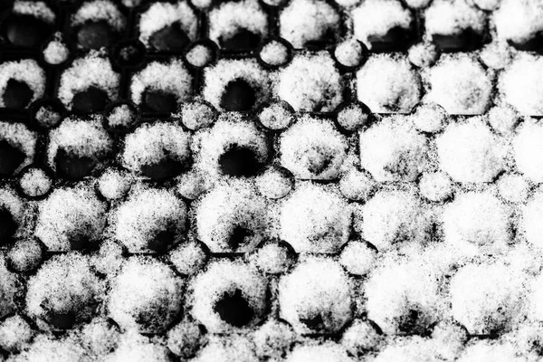 Snowy Abstract Black White Background — Stock Photo, Image