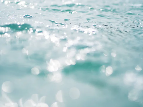 Fundo Das Ondas Mar Água Azul Verde Clara Pura — Fotografia de Stock