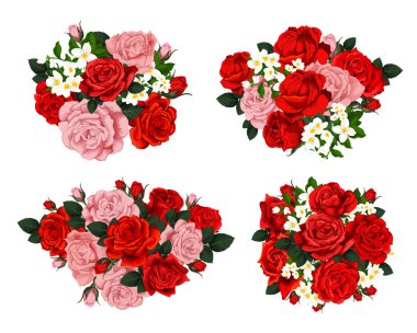 Vektör kompozisyon çiçek