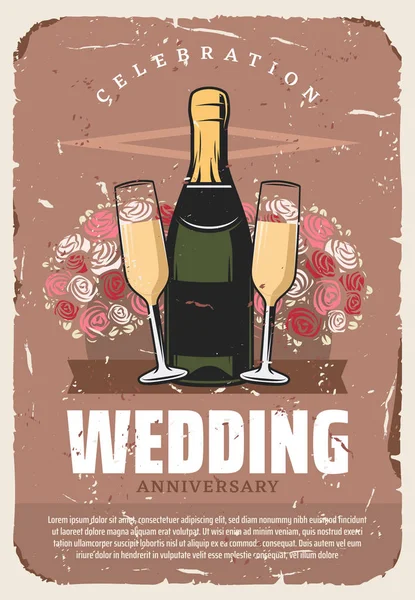 Yıldönümü partisi retro davetiye tasarım düğün