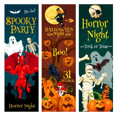 Cadılar Bayramı hüner ya da muamele etmek parti davetiyesi afiş