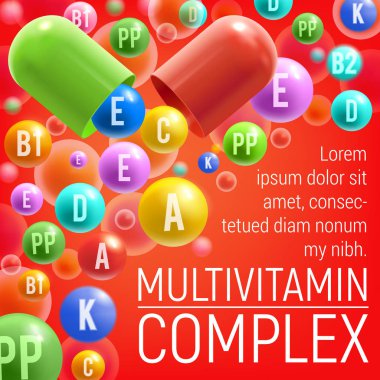 Multivitamin vitamin ve mineraller ile karmaşık