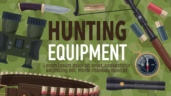 Αθλητισμός κυνηγιού και πυρομαχικά — Διανυσματικό Αρχείο