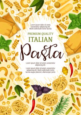 Sigorta primi makarna ve İtalyan mutfağı gıda poster