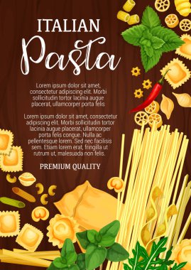 İtalyan Makarna, pasta yiyecek çeşitler