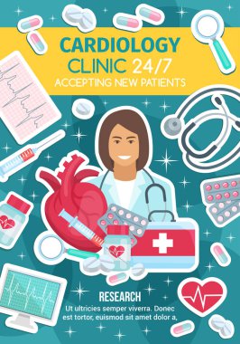 Kardiyolog Doktor, cardiologykit ve kalp