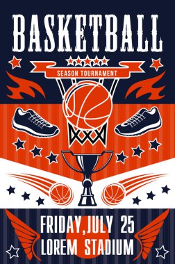 Basketbol spor oyunu, sepet ve top