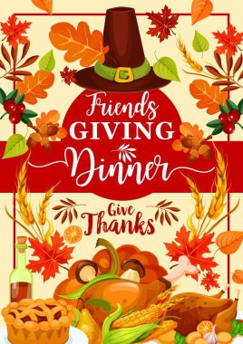 Sonbahar tatil, Friendsgiving gün akşam yemekleri