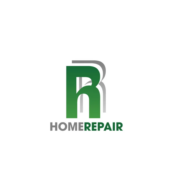 Home Reparatur Service Brief r Vektorsymbol — Stockvektor