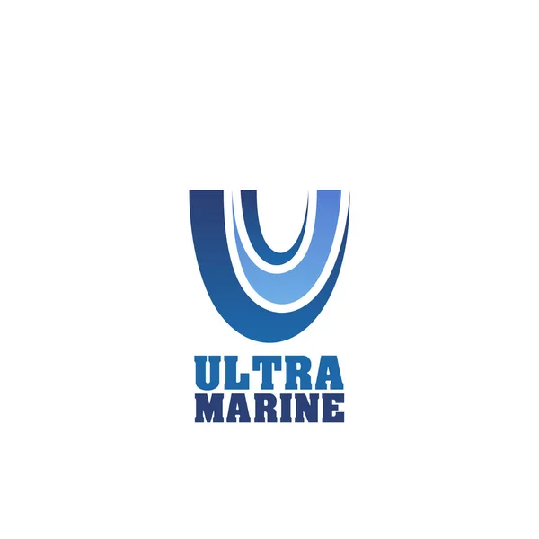 Vector teken Ultra marine — Stockvector