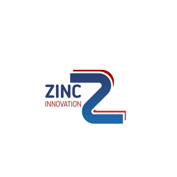 Zinco inovação indústria vetor letra Z ícone — Vetor de Stock