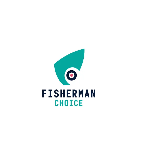Balıkçı seçim vektör F harfi simgesi — Stok Vektör