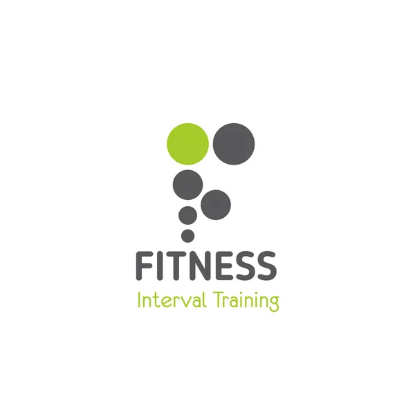 Vector teken voor fitnessclub — Stockvector