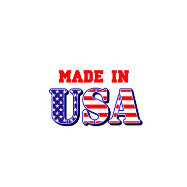 ABD vektör Amerikan bayrağı simgesi yapılan