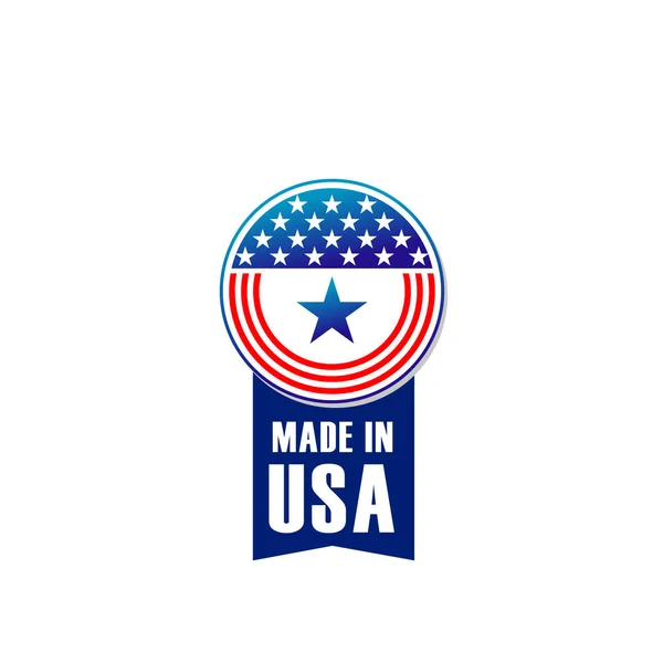 Vector icon made in USA — Stock Vector