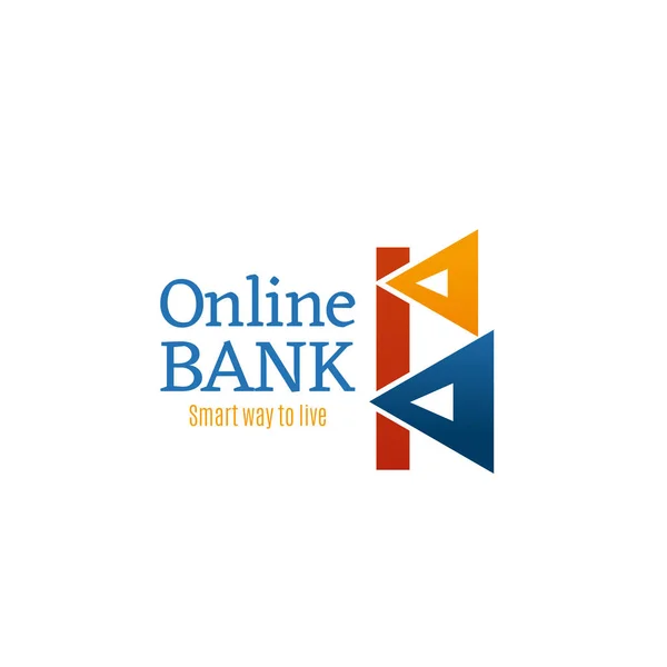 Bancário online vetor de investimento letra B ícone — Vetor de Stock