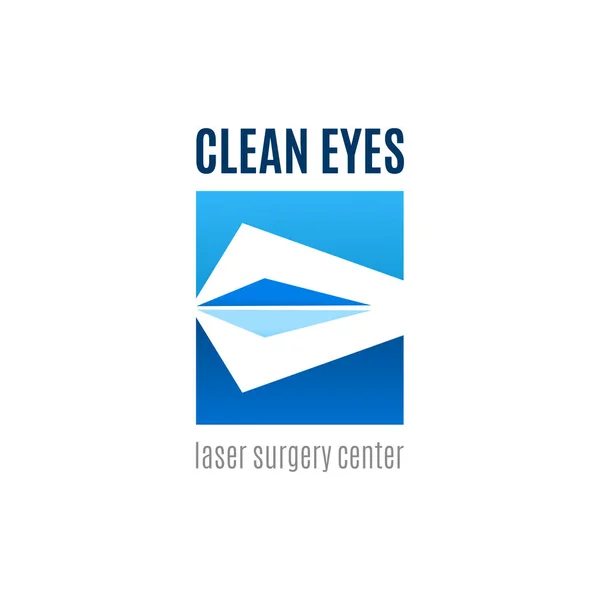 Distintivo vettoriale per chirurgia laser — Vettoriale Stock