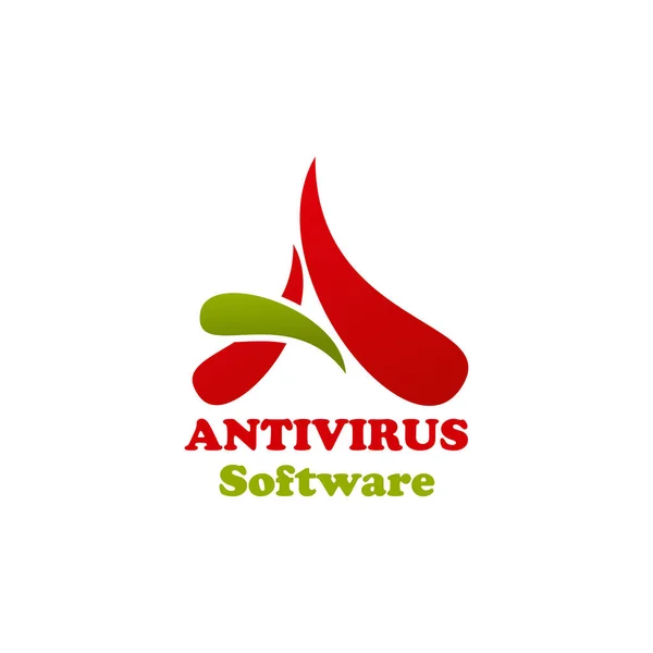 Antivirus software vector icon — Stock Vector